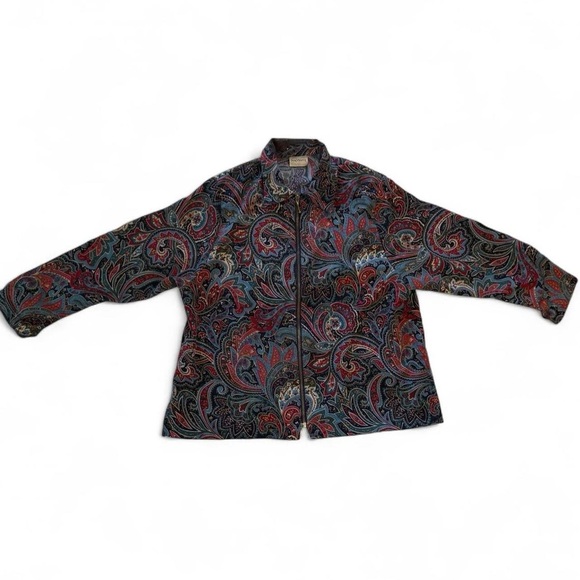 BonWorth Jackets & Blazers - Vintage Bon Worth Paisley Bomber Jacket